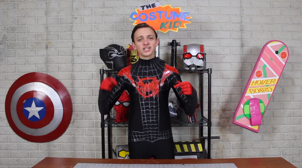 dress up as a superhero like spider-man